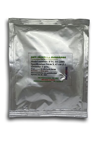 ARMONİKONYA 10 Adet Soğuk Lipoliz Membrane 130gr Mendil Antifrizli Membran Cr...