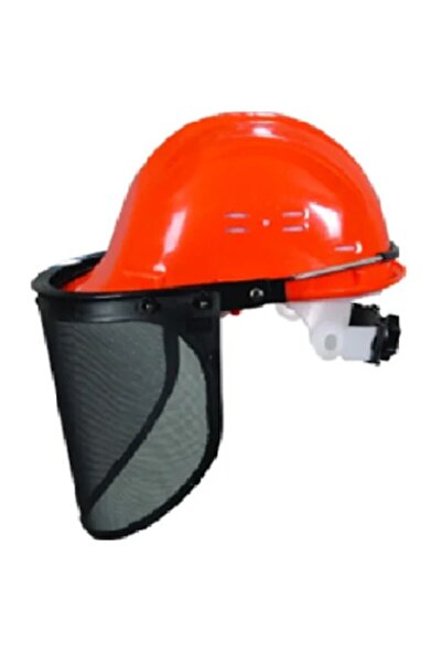 Essafe Vidalı Baret + Tel Örgü Vizör