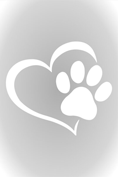 Quart Aksesuar ملصق قلب مخلب كوارتز ملصق تلقائي أبيض 20 سم