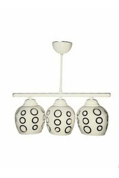 Uçar Chandelier Row Mirror Glass 3 Piece