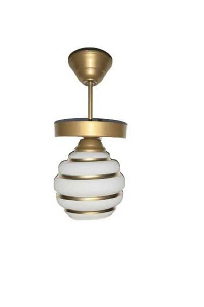 Uçar Single Striped Glass Antique Painted