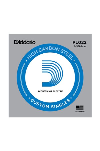 Daddario Pl017 Electro And Acoustic Single Wire, G-(SOL), High Carbon