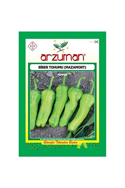 Arzuman Köy Tipi Üç Burun Mazamort Biber Tohumu-10 Gram