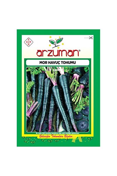 Arzuman Esvet Mor-siyah Havuç Tohumu-10 Gram
