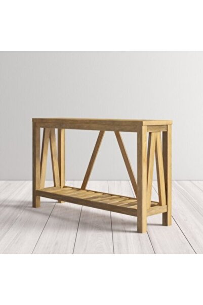 Akyıldız Mobilya Naturel Renk Ahşap Dresuar