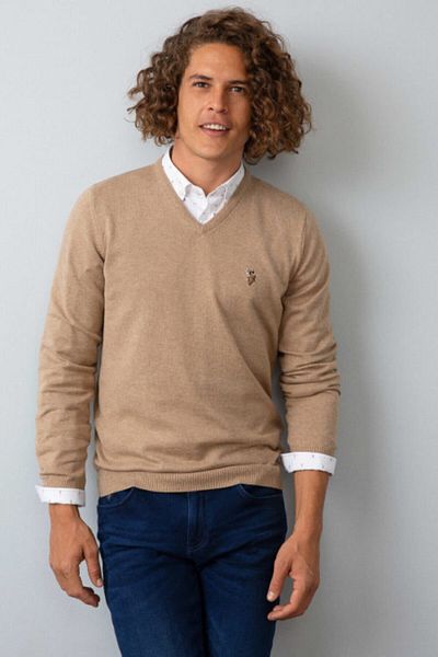 U.S. Polo Assn. Men's Brown Sweater