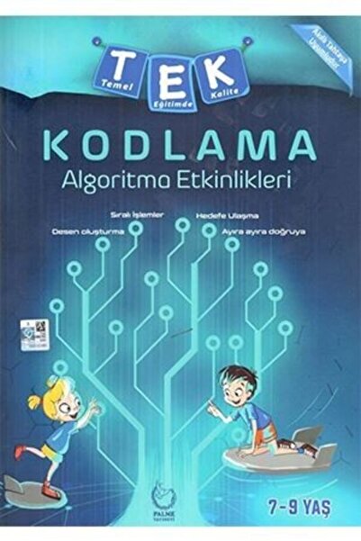 Palme Yayınevi 7-9 Yaş Tek Kodlama Algoritma Etkinlikleri Palme Yayıncılık