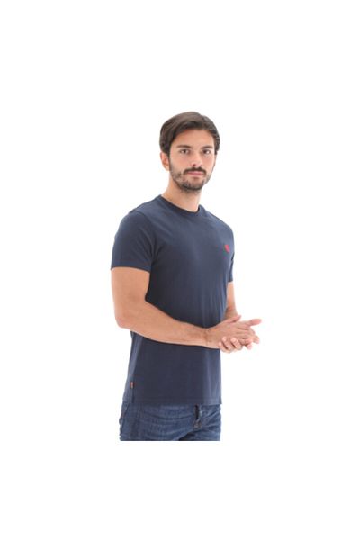 Timberland SS DUNSTAN RIVER JERSEY C Blue Men's T-Shirt101096711