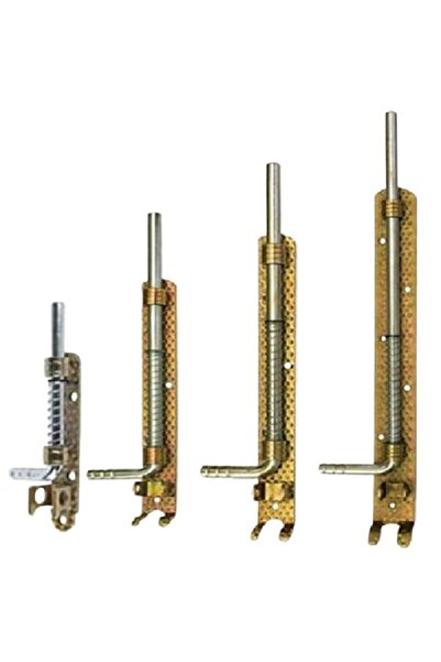 ÖZMENT 200 Mm Ferforje Yaylı Demir Kapı Sürgüsü 20 Cm