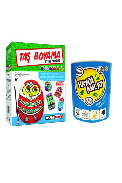 Redka Akıl Oyunları Stone Painting and Let's Tell Detailed Game