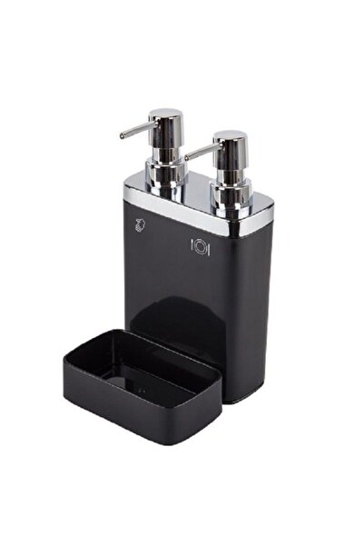 Prima Nova Primanova Viva 2'li Mutfak Süngerlikli Sıvı Sabunluk Siyah