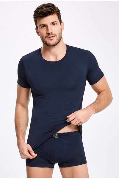 İlke Ανδρικό Navy Blue 2 Pack Bamboo Boxer