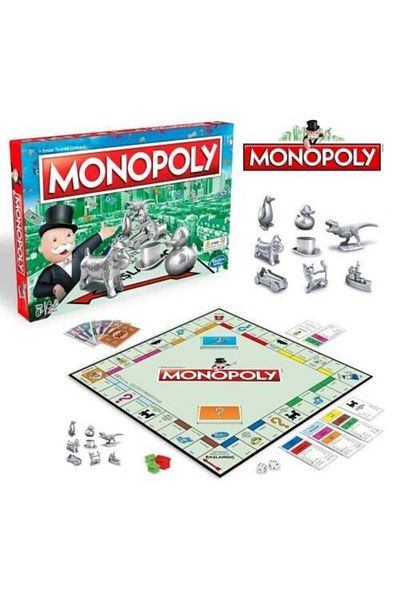 Hasbro Games هاسبرو مونوبولي كلاسيك - سلسلة البيدق الجديدة - لعبة عائلية