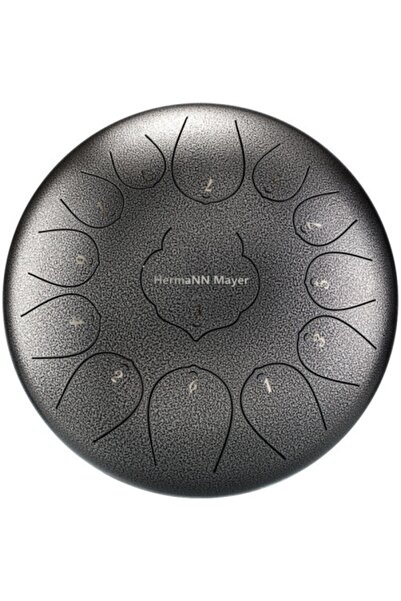 HermaNN Mayer 12 Inç 13 Ses Tongue Drum - Gri
