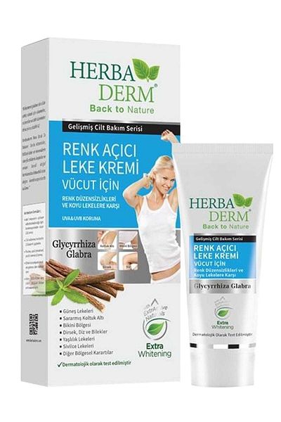 Herbaderm Renk Acici Leke Kremi Vucut Icin 60 Ml Trendyol