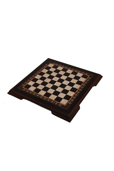 Helena Wood Art Flat Leg Chess (35x35x3 Cm)