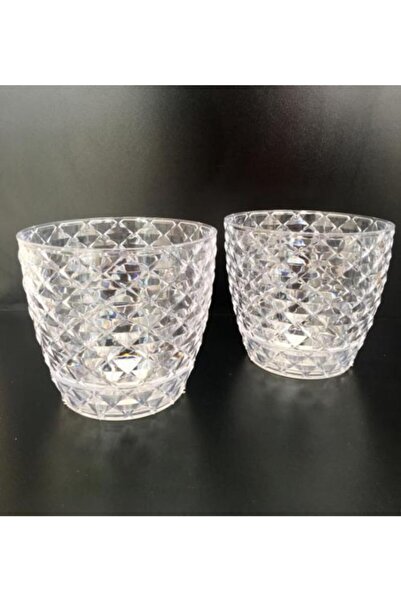 Ekodoğa Kristal Orkide Saksı 1,4 Lt 3 Adet Kapadokya Orkide Saksısı Şeffaf Or...