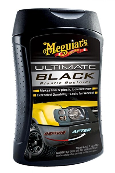 Meguiars Meguiar's Ultimate Black Sert Plastik, Trim Ve Tampon Temizleyici Lo...