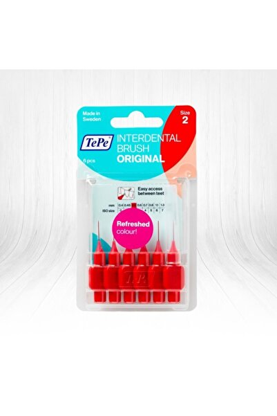 TePe Arayüz Fırçası Blister 0,5mm 6'lı Kırmızı