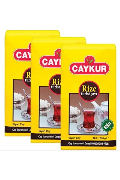 Çaykur ريز توريست شاي أسود مصبوب 3 × 1 كجم