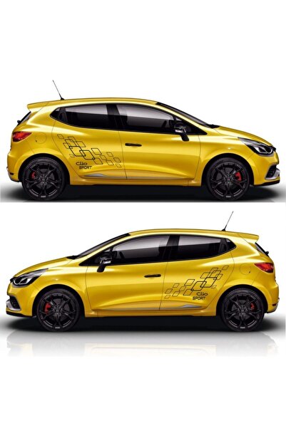 Carmind Renault Clio 4 Racing Yan Kapı Sticker Set