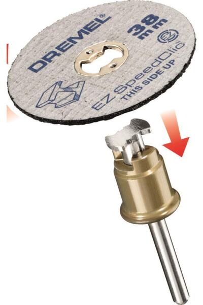 Dremel Ez Speedclic: Metal Kesme Diskleri 5'li Paket. (sc456)