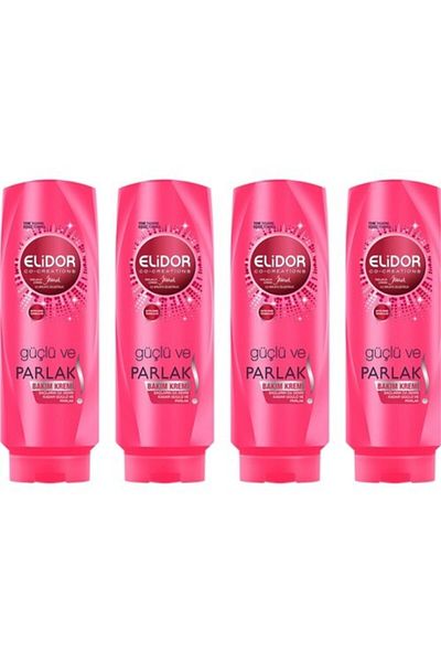 Elidor Strong and Shiny Nourishing Hair Care Cream 500 Ml X 4