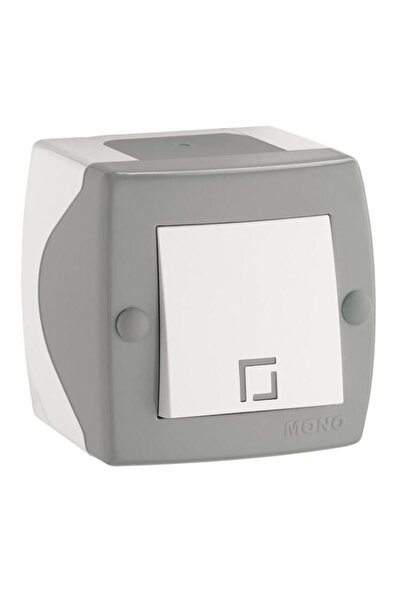 MONO مفتاح Octans - مثبت على السطح باللون الرمادي والأبيض
