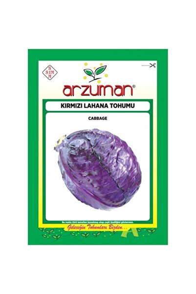 Arzuman Kırmızı-mor Lahana Tohumu-10 Gram