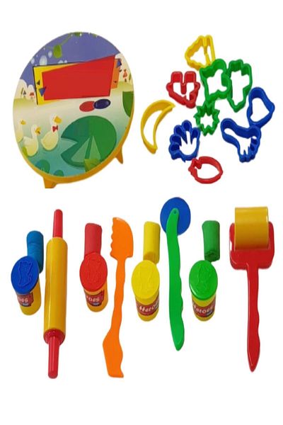RoseRoi Play Dough Table Mold and Roller Set
