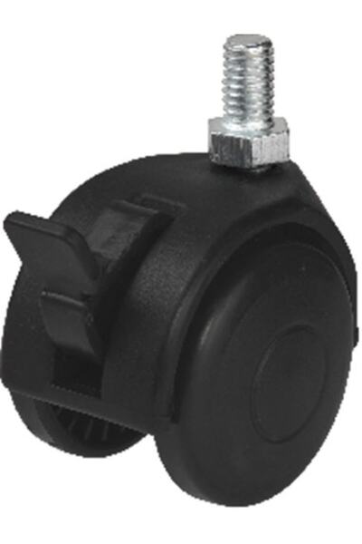 Hts 422 - Plastik Büyük Vidalı Frenli Tekerlek