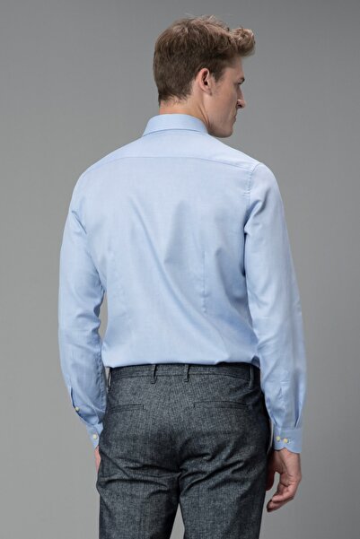 Lufian Reta Smart Gömlek Slim Fit Saks