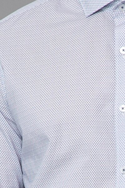 Lufian Forfar Smart Gömlek Slim Fit Saks