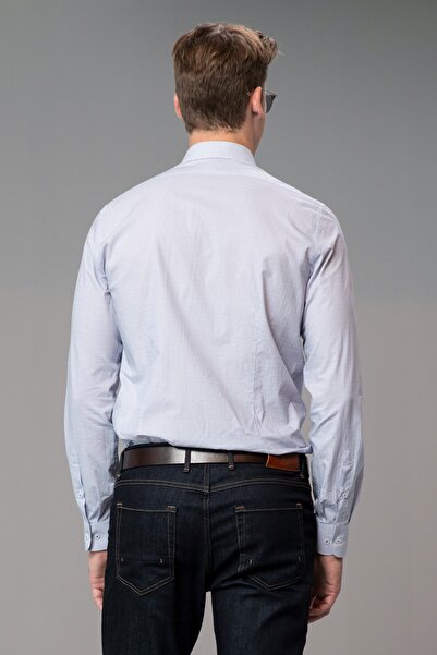 Lufian Forfar Smart Gömlek Slim Fit Saks