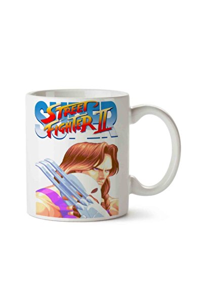 ART HEDİYE كوب Street Fighter 2 Vega مطبوع على الجانبين