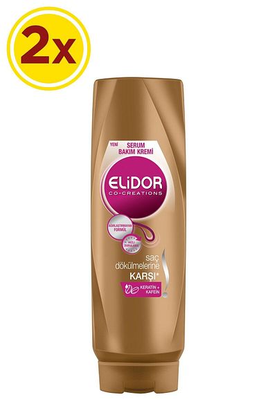 Elidor Hair Care Cream Anti-Shedding Nourishing 500 Ml X 2