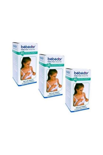 Bebedor Chest Pad 40 Pcs - 3 Pieces