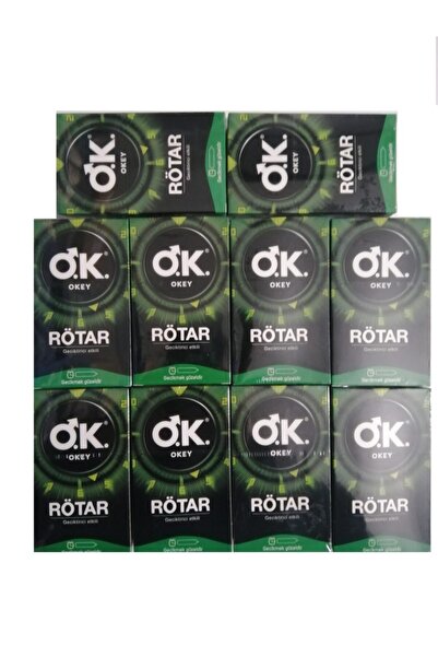 Okey Rötar Prezervatif 100 Lü (10 Paket)