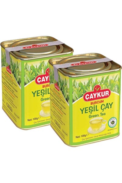 Çaykur 2 Adet Burcum Yeşil Çay 100 Gr