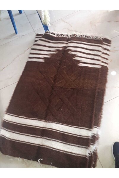 Çetin Siirt Yöresel Ürünler Kahverengi Siirt Tiftik Seccadesi El Dokuma