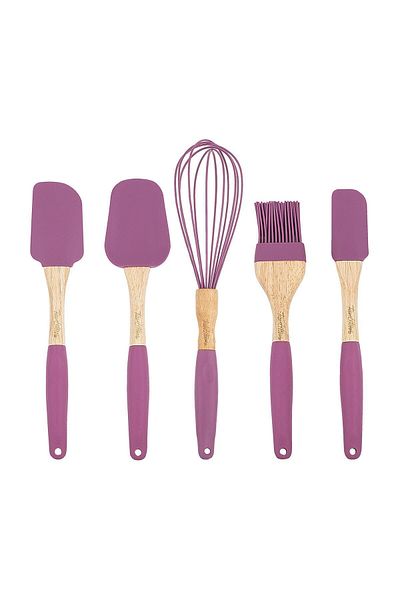 Tantitoni Cherry Colored Silicone Prep Set of 5