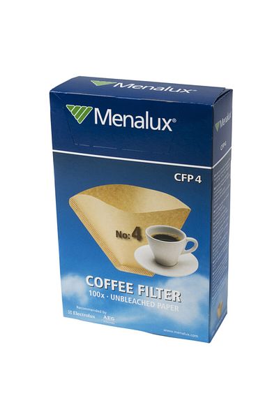 Electrolux Menalux by Electrolux 100 Pieces 1x4 Filter Coffee Paper
