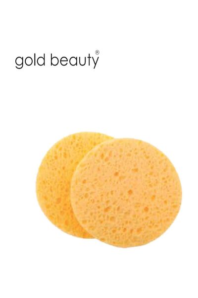 Gold Beauty 2 Pack Facial Cleansing Makeup Sponge - Facial Sponge