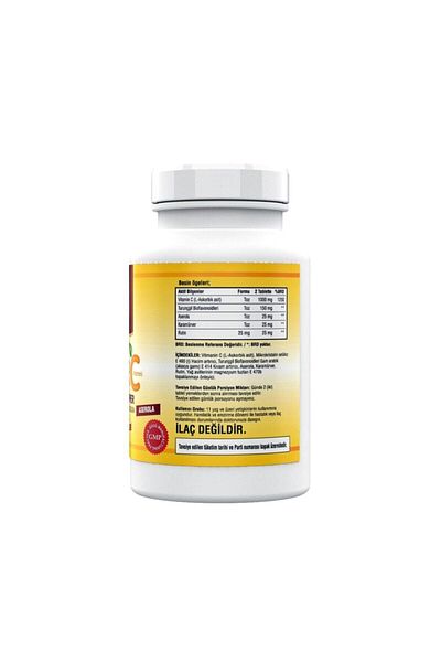 NCS Ester Vitamin C 1000 Mg 180 Tablets Black Mercury Orange Bioflavonides Routine Aserola 2 Pieces