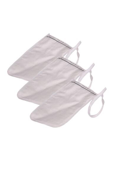 KaracaLif كيس حمام حريري رفيع × 3 قطع