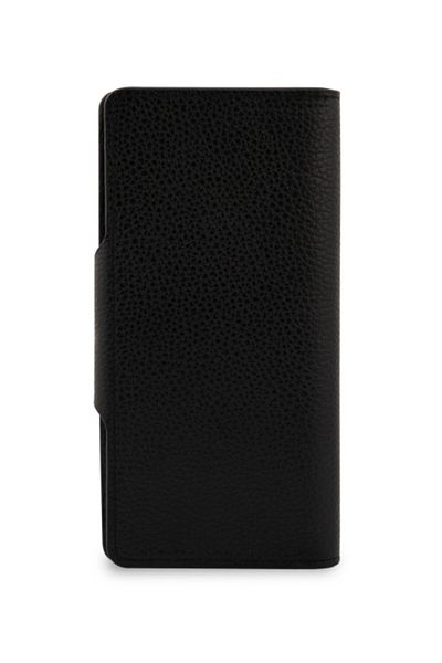 Garbalia Genuine Leather Black Unisex Coin Portfolio 100% Handmade Calfskin