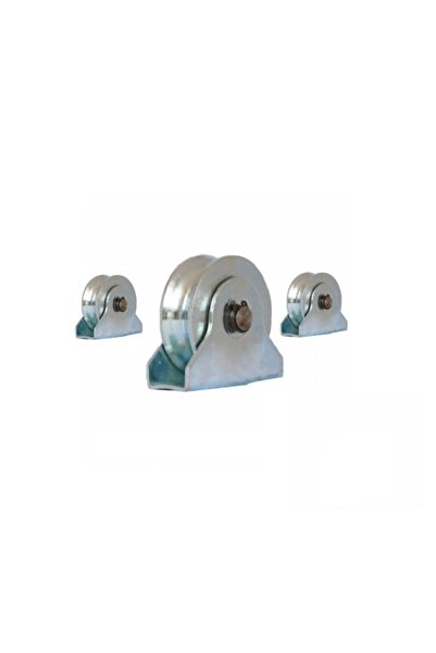 Demir Kapı Rayı Kepli Makara 50 Mm 2 Adet