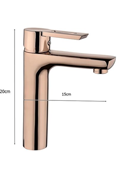 Vilas Defne Copper Long Luxury Washbasin Faucet
