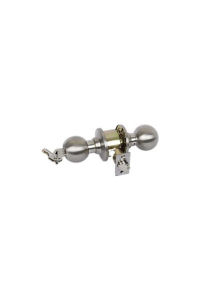Master Hotel Type Lock with Knob Nickel