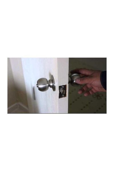 Master Hotel Type Lock with Knob Nickel
